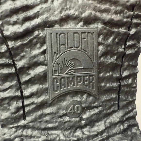 Camper NWOB Walden Twins Red White Black Slip On Chunky Penny Loafers EU 40 US 9 - Picture 7 of 8